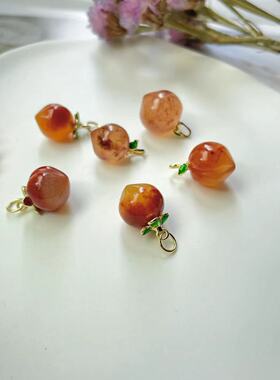 缘创手作玛瑙南红各款可爱水果