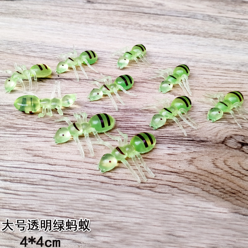 仿真软胶动物模型整蛊吓人道具蟑螂蚂蚁蝙蝠蜈蚣蚯蚓蝎子虫子玩具 - 图0