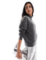 11 11 15 2023 trendguided womens new pearls adorned with long sleeves 100 hitchhiking