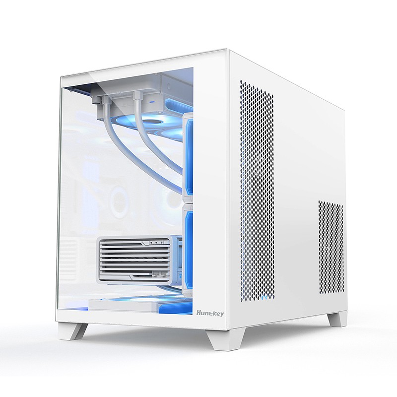 航嘉S960暴风雪X 全景版海景房电脑双面钢化玻璃宽体游戏主机机箱 - 图1