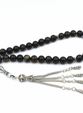 玛瑙33颗念珠10厘 中东沙特  泰斯碧海 赞珠 太思比海 太斯必海