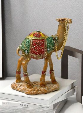 骆驼现代装饰小摆件树脂书房创意