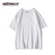 Trendy brand pure cotton new short-sleeved T-shirt loose couple wear
