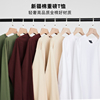 小尼力2025秋冬新款纯棉宽松圆领T恤