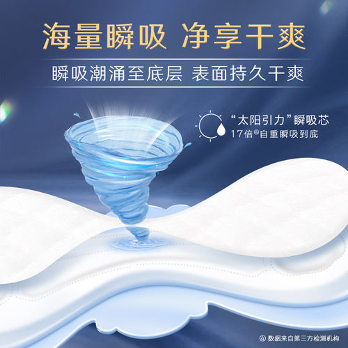 高洁丝卫生巾姨妈女纯棉350夜用组合装整箱官方官网正品 - 图0