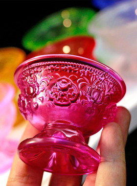 琉璃吉祥供水杯七彩家用摆件