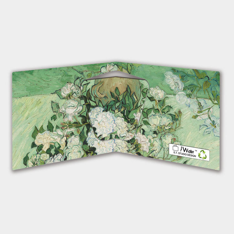 玫瑰 梵高 撕不烂纸 真正防水纸钱包 纸钱包 包邮 超薄钱包,淘宝优惠券,粉丝福利购,淘宝优惠卷