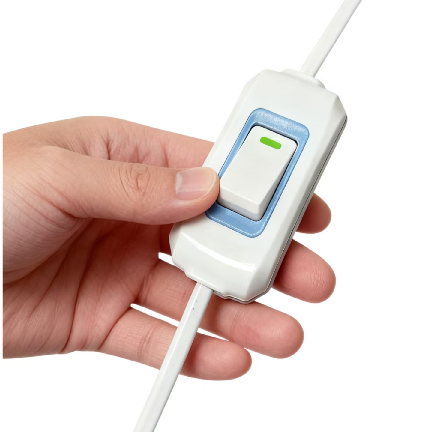 家用单控电源开关按钮大功率床头开关风扇台灯LED中途手捏双向10A - 图3