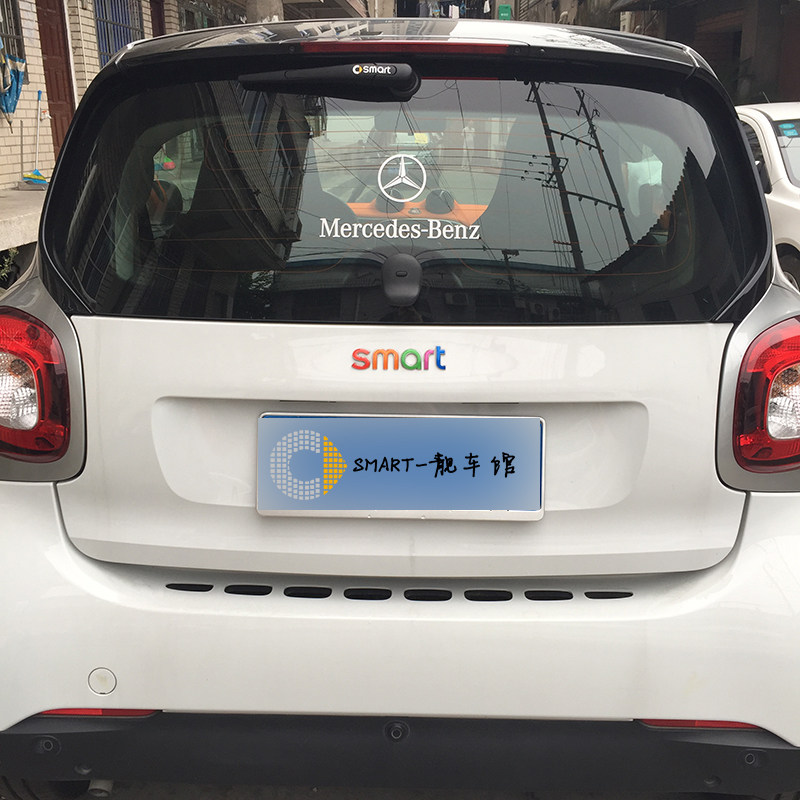09-19年新款smart标志装饰贴2门4门后尾箱贴标后标字母3D立体贴标_虎窝淘
