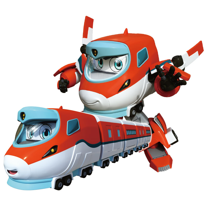 灵动创想列车超人和谐号动车火车侠变形机器人金刚大机甲男孩玩具 - 图3