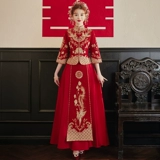 Традиционный свадебный наряд Сюхэ, свадебное платье, летнее вечернее платье, китайский стиль, подходит для подростков