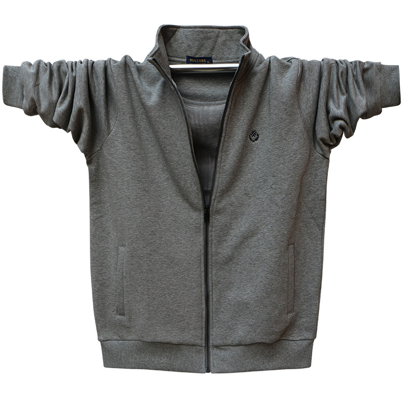 Men's Loose Middle Aged Dad Zipper XL Jacket