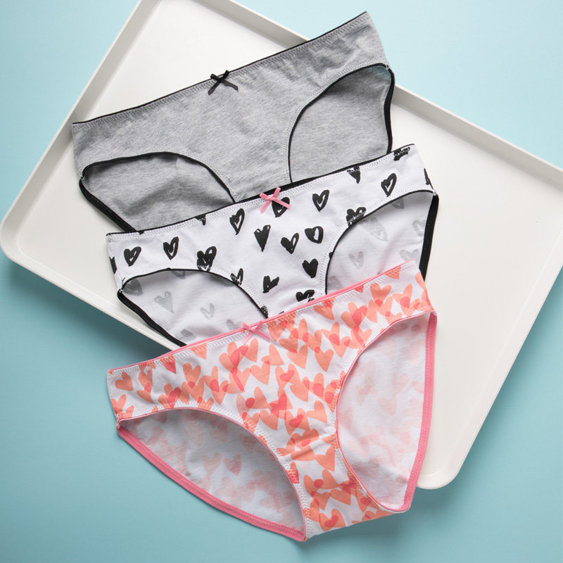 纯棉可爱时代百分百夏天少女内裤 棉花共和国网赢专卖内裤