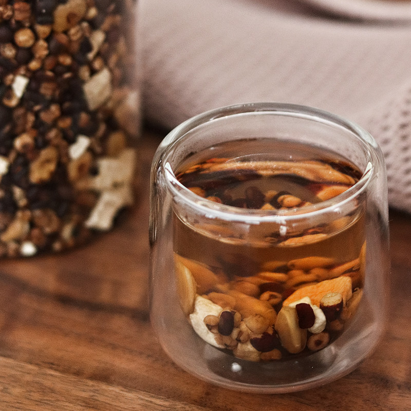 清盈 六宝茶 赤小豆薏米芡实茯苓山药白扁豆 三蒸三晒500克 包邮,淘宝优惠券,粉丝福利购,淘宝优惠卷