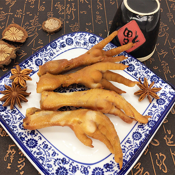 卤鸡爪 诸城烧肉烧烤 即食鸡爪卤肉熟食 非脱骨泡椒凤爪拍2份包邮 - 图0