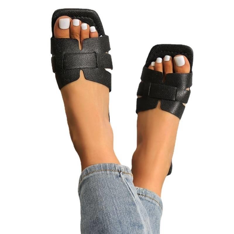 2024 Slippers For Women Ladies Black Home Quality Sandals - 图3