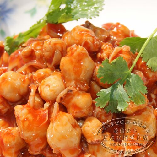 满包邮冠华 四而 开袋即食 粒粒香鱿鱼嘴 香辣 寿司  酒店小菜 - 图2