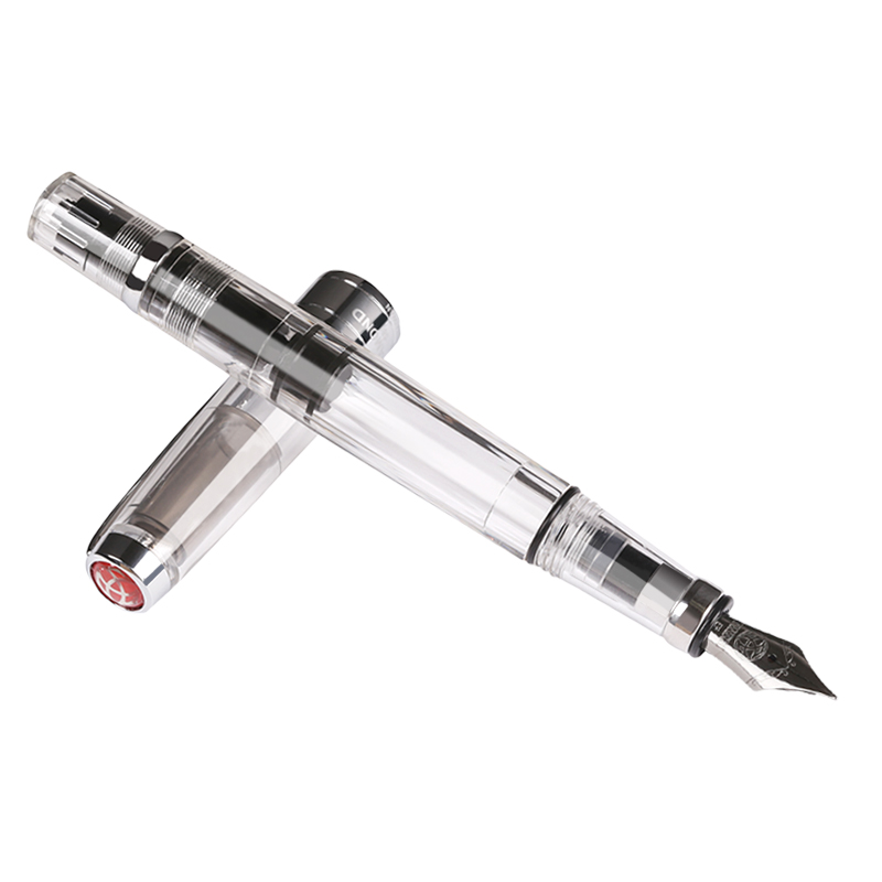 免费刻字台湾TWSBI三文堂钻石580AL红蓝透明示范钢笔活塞上墨钢笔 - 图3