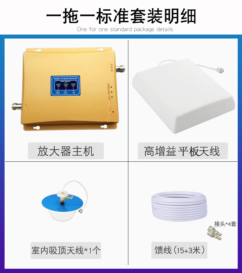 4G5G手机信号放大器大功率增强直放站别墅地下室满格宝充电桩抄表-图1