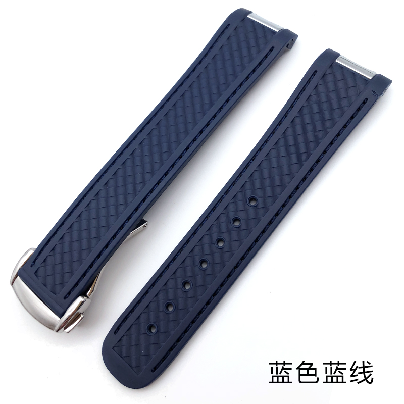20mm 超霸男 424 碟飞 300AT150.232.30 橡胶硅胶表带适用欧米茄海马 20mm 超霸男 424 碟飞 300AT150.232.30 橡胶硅胶表带适用欧米茄海马