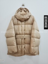 South Korea Direct mail East gate 2023 Winter new LE MIU jacket long style down jacket 21170584