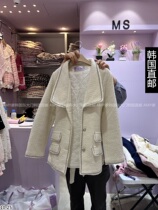 South Korea Direct mail East gate 2023 Autumn Winter New MS jacket jacket with belt 21200043