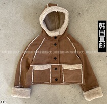 South Korea East gate 2023 Winter new CHOI-L jacket Short cotton jacket Two sides wearing 21250126