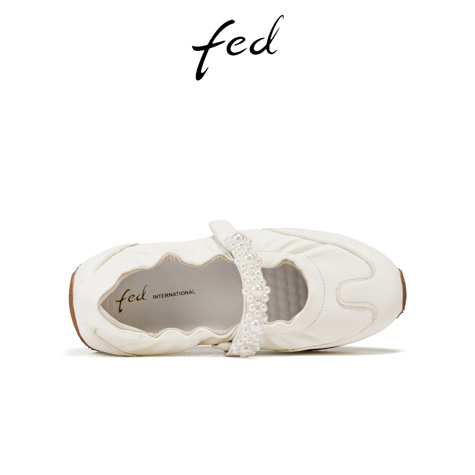 fed头层牛皮女鞋秋季平底真皮复古休闲鞋女健步鞋运动玛丽珍鞋女,淘宝优惠券,粉丝福利购,淘宝优惠卷