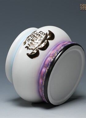 热销陶瓷财神爷香炉家用室内大口径供香上香线香炉熏香炉供奉招财