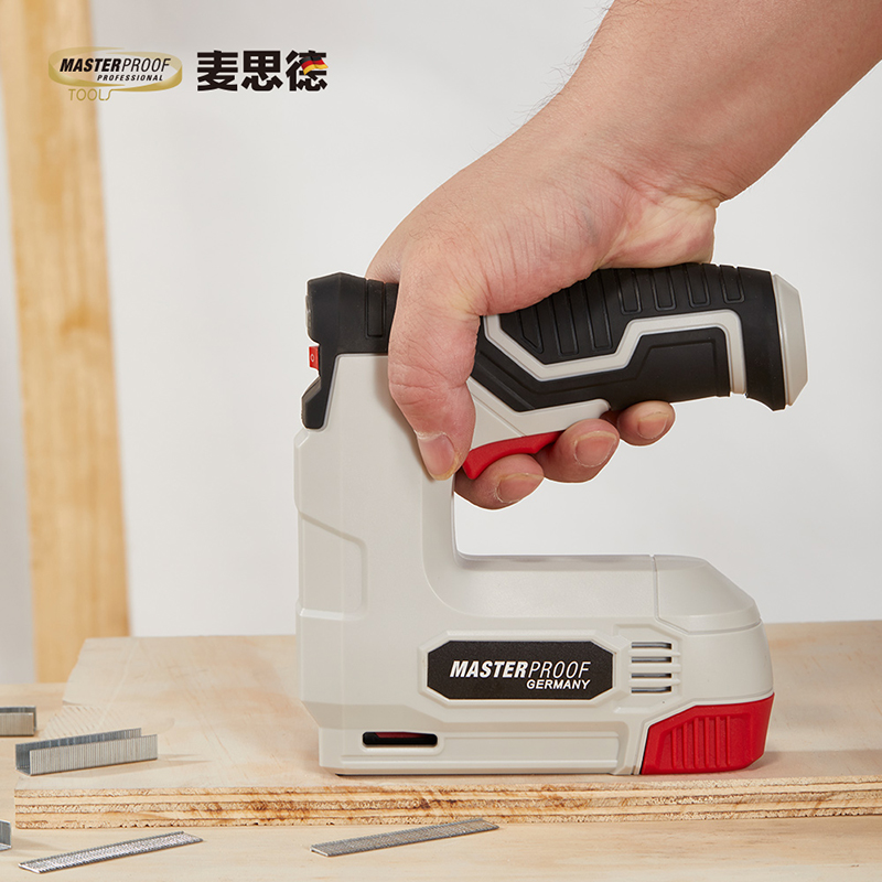 热销麦思德电动码钉枪充电式打钉器射钉机家用木工门钉锂电相框枪 - 图1