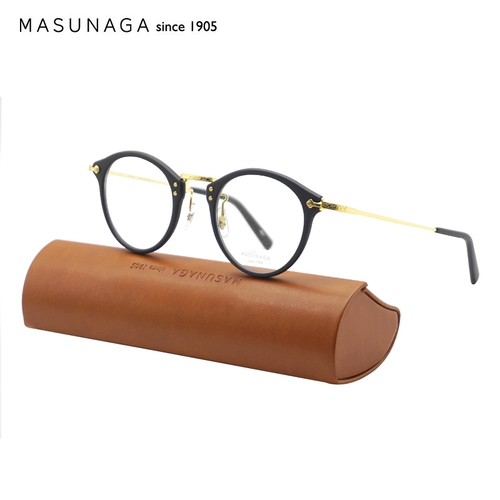 Masunaga/Zengyong японские чистые ручные очки GMS805 Полно -рамный титан рядом с зренов