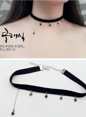 CHOKER原宿星星韩国短款锁骨项链