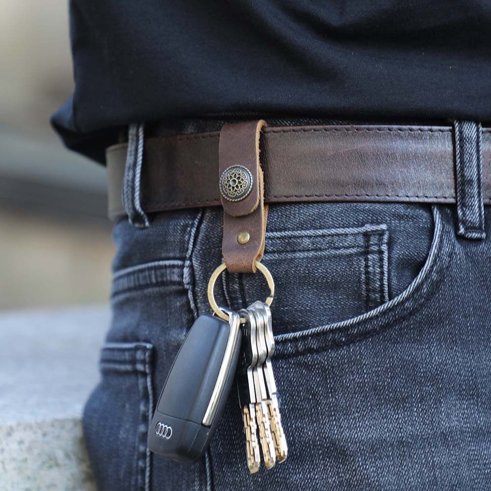 手工原创钥匙扣进口头层牛皮钥匙包车钥匙包复古个性经典真皮实用,淘宝优惠券,粉丝福利购,淘宝优惠卷