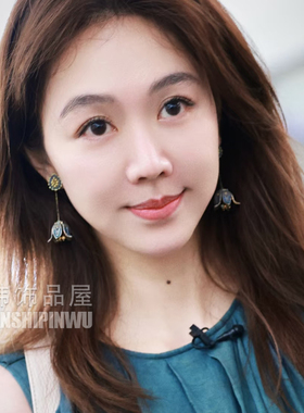 中餐厅姜妍同款花朵耳环长款波西米亚法式流苏耳饰复古高级耳钉