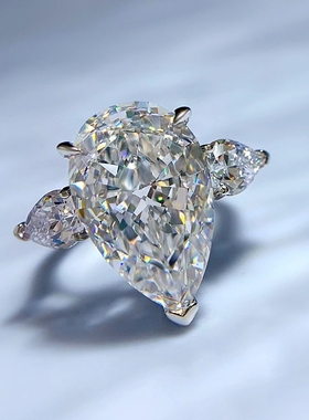 叶珂同款钻戒锆石气质