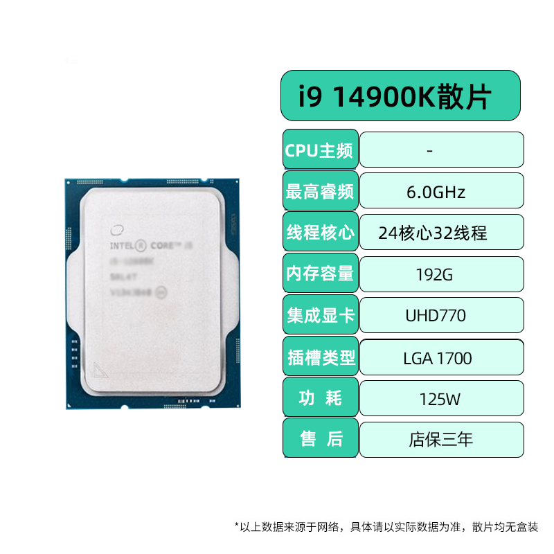 英特尔14400F 14490F 14600KF 14700KF 14900KF 全新散片盒装CPU - 图2