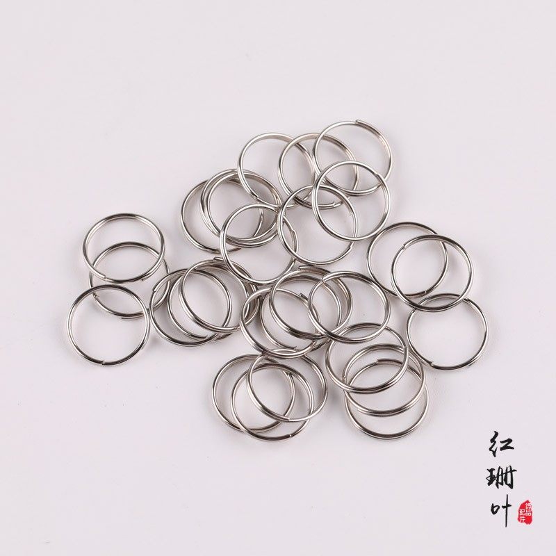 diy饰品配件手工材料双圈连接圈圆圈手链项链尾扣铁圈扣材料,淘宝优惠券,粉丝福利购,淘宝优惠卷