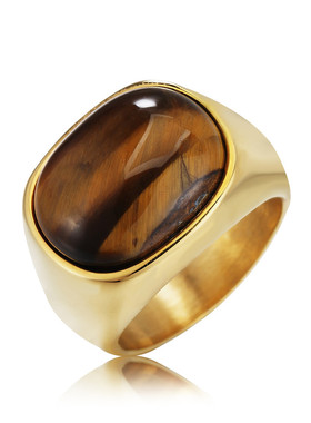 欧美风复古男士钛钢戒指