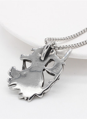 欧美时尚守护神项链项链钛钢男