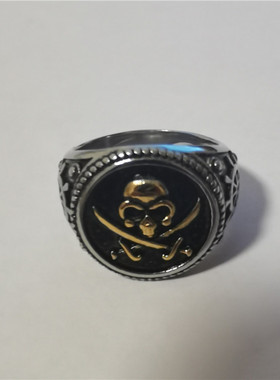 欧美钛钢戒指指环钛钢时尚男