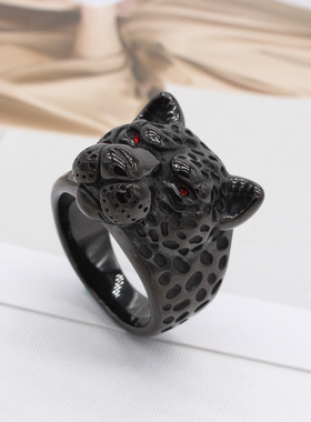 钛钢戒指指环钛钢朋克男