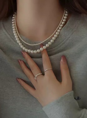 多款式女款高级感气质珍珠项链