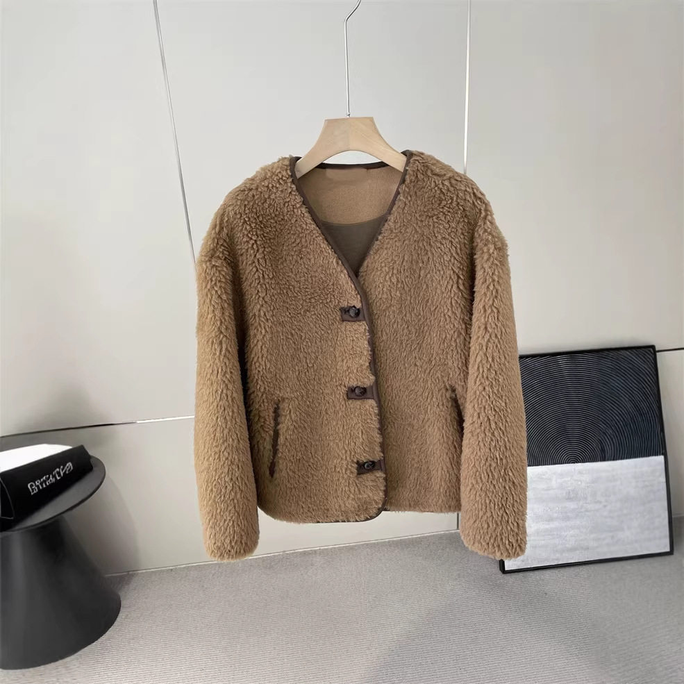 重磅！~期待！禾1.29W+！秋冬气质保暖羊羔毛剪绒短款外套上衣,淘宝优惠券,粉丝福利购,淘宝优惠卷