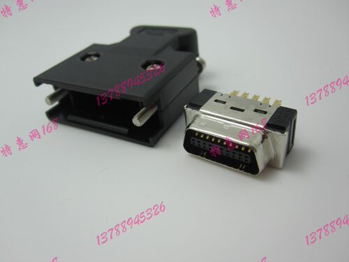 SAN-M 伺服插头伺服驱动器接头SCSI-20芯替代3M10320 【镀金】 - 图0