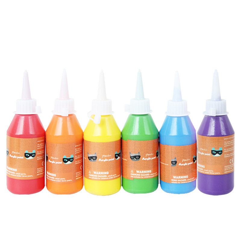 12色丙烯颜料100ML瓶装幼儿园小学儿童绘画材料美术用品 出口品质,淘宝优惠券,粉丝福利购,淘宝优惠卷