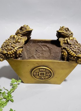 黄铜家居店铺日进斗金四方纳财