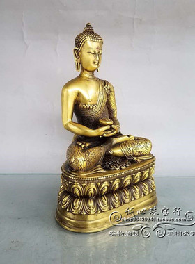 纯铜大日如来摆件供奉风水佛像