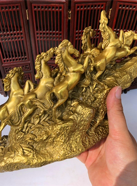 纯铜马 八骏图 万马奔腾摆件马到成功家居装饰工艺品礼品摆设