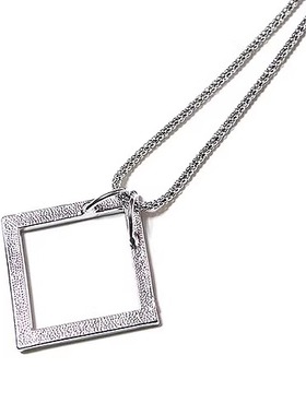 皇冠西西时尚百搭潮流个性几何金属链女装饰项链884A84