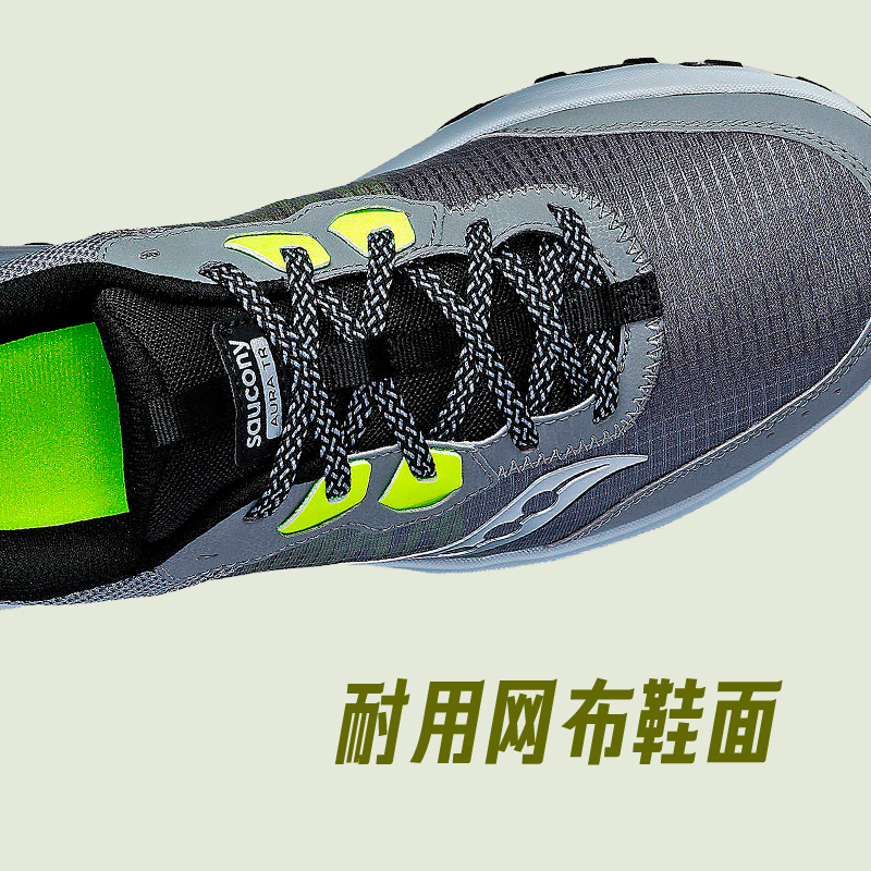 Saucony索康尼AURA TR男女缓震防滑跑步越野鞋耐磨低帮运动鞋FE-图1